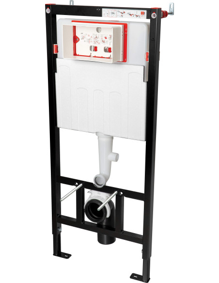 Deante Slēptais rāmis, pie sienas stiprināmiem tualetes podiem, ar smaku noņemšanu/kondensāta novadīšanu CSTKWC01