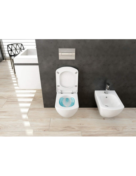 Deante Blur tualetes komplekts, iebūvēts, 6 vienā CDZS6ZPW