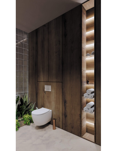 Deante Flush poga, slēptām sistēmām - slim CST_F51P