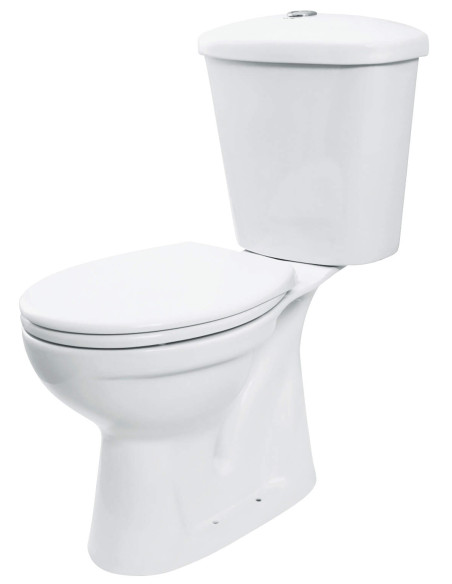 Deante Funkia Tualetes pods, cieši savienots - vertikāla noteka CDFD6LSS