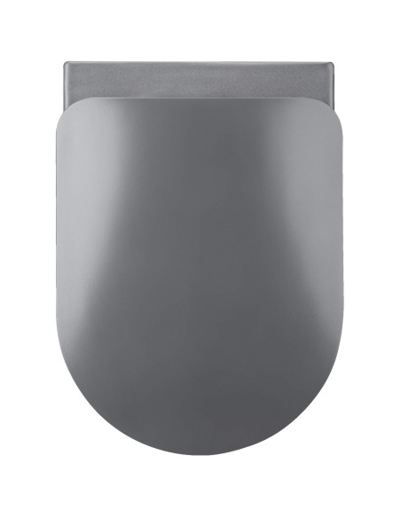 Deante Peonia tualetes poda vāks, plāns, ar mīkstu aizvēršanu CDE_DSOZ