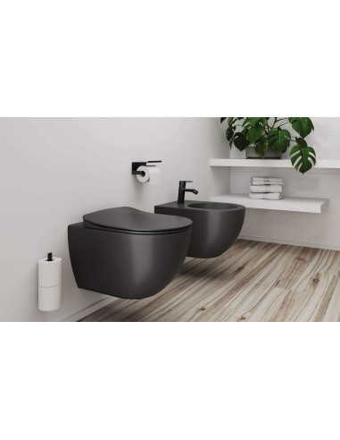 Deante Peonia Tualetes pods, pie sienas stiprināms, bez apmales CDE_DZPW