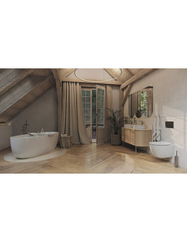 Deante Silia tualetes pods, ar sēdekli, CDLD6ZPW bez malām