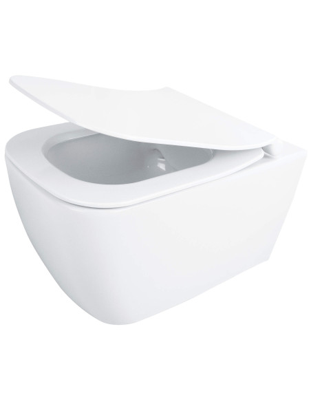 Deante Hiacynt jauna tualetes pods, ar sēdekli, CDYD6ZPW bez malām