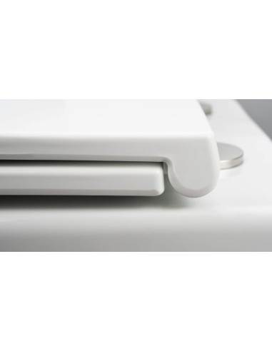 Deante apaļa tualetes pods, ar sēdekli, bez malām CGRD6ZPW