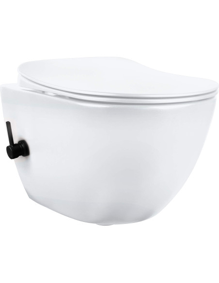 Deante Peonia tualetes pods, ar bidē funkciju - ar maisītāja krānu CBP_6WNW