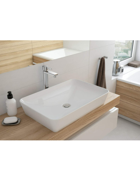 Deante Tess keramikas izlietne, darba virsma - 60x40 cm CDS_6U6S Deante Tess keramikas izlietne, darba virsma - 60x40 cm CDS_6U6S