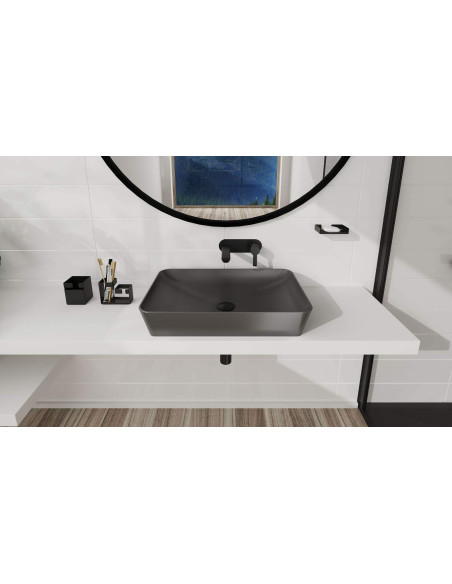 Deante Tess keramikas izlietne, darba virsma - 60x40 cm CDS_DU6S Deante Tess keramikas izlietne, darba virsma - 60x40 cm CDS_DU6S