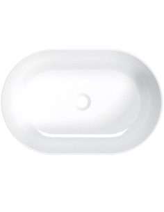 Deante apaļa keramikas izlietne, galda virsma CGR_6U6S 2