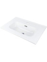 Deante Tubo Ceramic izlietne, padziļināta, ar krāna plauktu - 60 cm CTU_6U6M