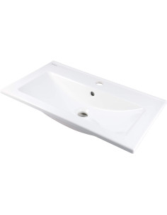 Deante Tubo Ceramic izlietne, padziļināta, ar krāna plauktu CTU_636M