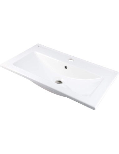 Deante Tubo Ceramic izlietne, padziļināta, ar krāna plauktu CTU_636M