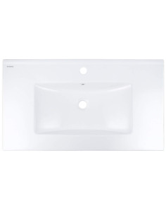 Deante Tubo Ceramic izlietne, padziļināta, ar krāna plauktu CTU_648M 2