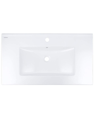 Deante Tubo Ceramic izlietne, padziļināta, ar krāna plauktu CTU_648M