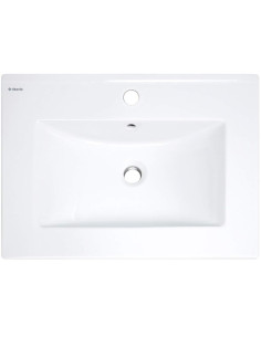 Deante Tubo Ceramic izlietne, padziļināta, ar krāna plauktu CTU_646M 2