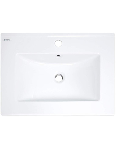 Deante Tubo Ceramic izlietne, padziļināta, ar krāna plauktu CTU_646M