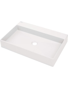 Deante Correo Granite izlietne, galda virsma, ar krāna plauktu - 60x40 cm CQR_AU6S