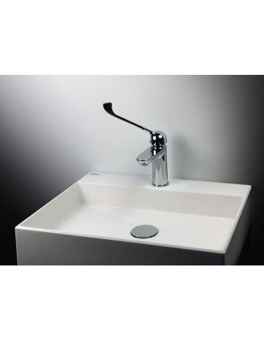 Deante Correo Granite izlietne, galda virsma, ar krāna plauktu - 60x40 cm CQR_AU6S