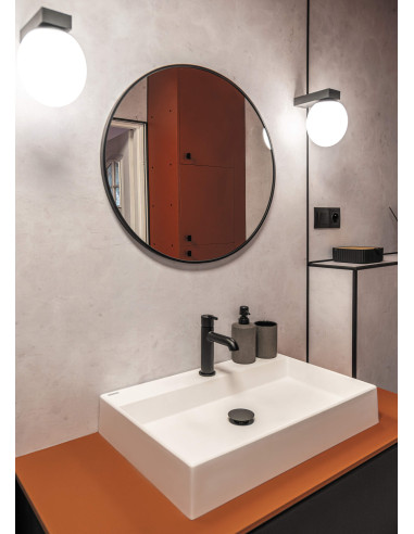 Deante Correo Granite izlietne, galda virsma, ar krāna plauktu - 60x40 cm CQR_AU6S