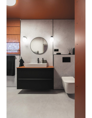 Deante Correo Granite izlietne, galda virsma, ar krāna plauktu - 60x40 cm CQR_AU6S