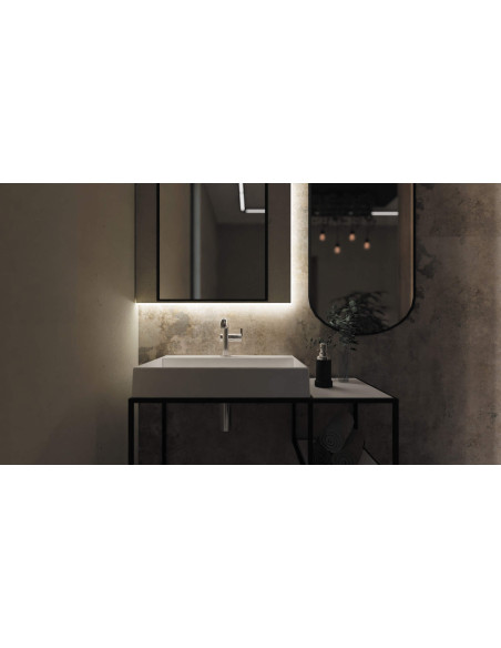 Deante Correo Granite izlietne, galda virsma, ar krāna plauktu - 60x40 cm CQR_AU6S Deante Correo Granite izlietne, galda virsma, ar krāna plauktu - 60x40 cm CQR_AU6S