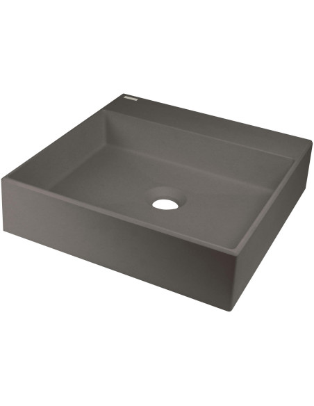 Deante Correo granīta izlietne, darba virsma, ar jaucējkrāna plauktu - 400x400 mm CQR_TU4S Deante Correo granīta izlietne, darba virsma, ar jaucējkrāna plauktu - 400x400 mm CQR_TU4S