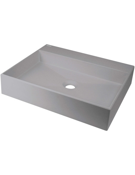Deante Correo Granite izlietne, galda virsma, ar krāna plauktu - 500x400 mm CQR_SU5S Deante Correo Granite izlietne, galda virsma, ar krāna plauktu - 500x400 mm CQR_SU5S