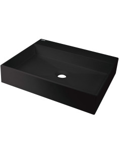 Deante Correo granīta izlietne, darba virsma, ar jaucējkrāna plauktu - 500x400 mm CQR_NU5S