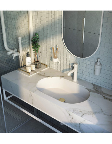 Deante Silia Granite izlietne, apakšā/ielaidums CQS_AU6U