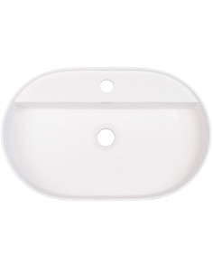 Deante Silia granīta izlietne, darba virsma, ar jaucējkrāna plauktu - ovāla CQS_AU6B 2