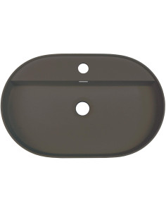 Deante Silia granīta izlietne, darba virsma, ar jaucējkrāna plauktu - ovāla CQS_TU6B 2