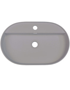 Deante Silia granīta izlietne, darba virsma, ar jaucējkrāna plauktu - ovāla CQS_SU6B 2