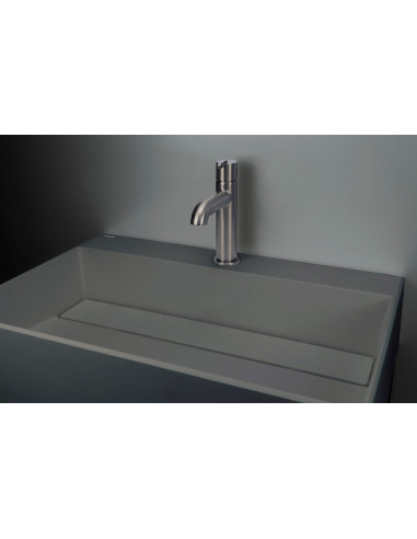 Deante Correo granīta izlietne, darba virsma, ar jaucējkrāna plauktu - ar nosegplāksni CQR_TU6M