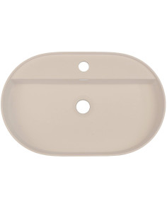 Deante Silia Granite izlietne, galda virsma, ar krāna plauktu - ovāls CQS_5U6B 2