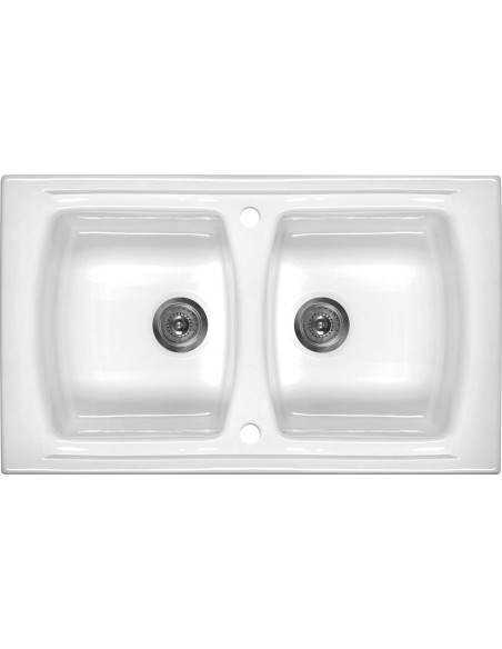 Deante Lusitano Keramikas izlietne, 2-bļodas ZCL_620N