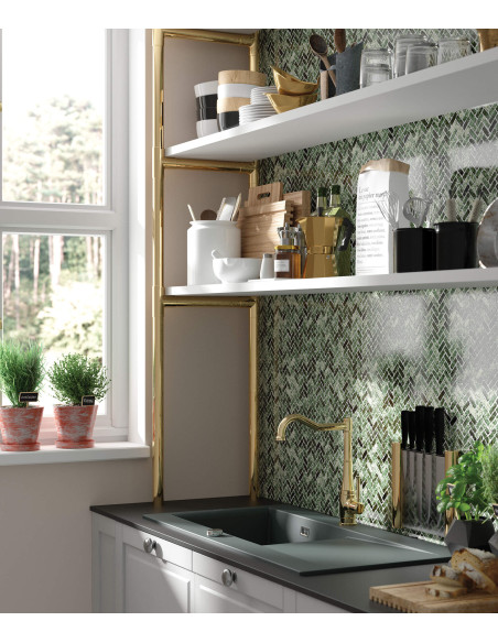 Deante Sabor keramikas izlietne, 1 bļoda ar noteku ZCB_3113