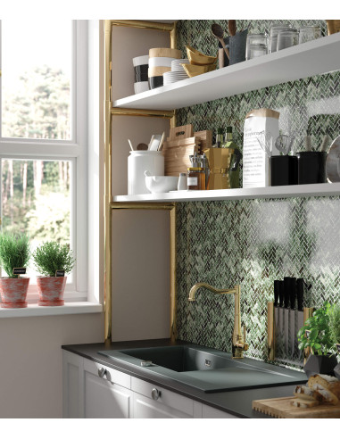 Deante Sabor Keramikas izlietne, 1 bļoda ar noteci ZCB_C113