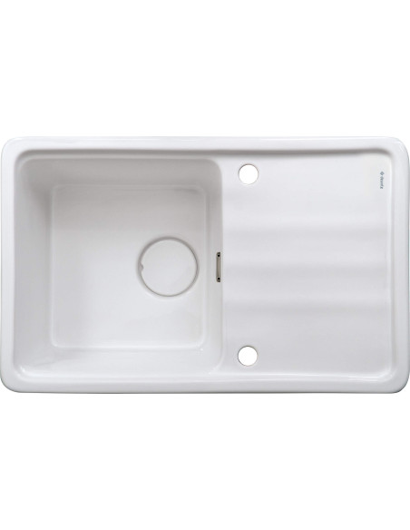 Deante Momi keramikas izlietne, 1 bļoda ar notecinātāju ZCM_6113