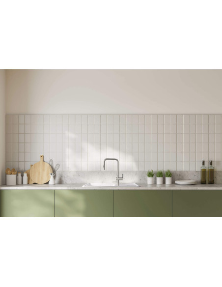 Deante Momi keramikas izlietne, 1 bļoda ar notecinātāju ZCM_6113