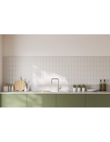 Deante Momi keramikas izlietne, 1 bļoda ar notecinātāju ZCM_6113