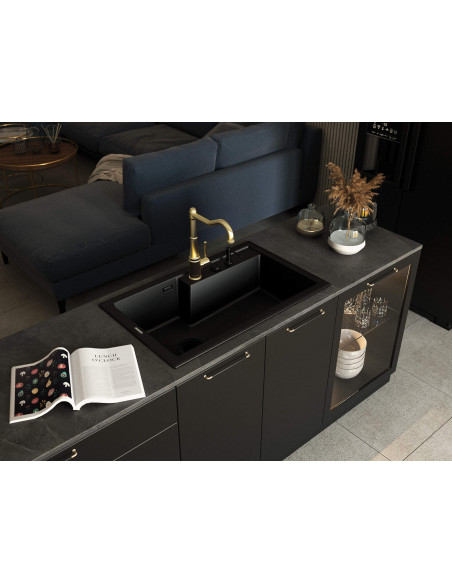 Deante Eridan Granīta izlietne, 1 bļoda ZQE_A10B