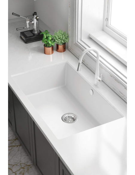 Deante Corda Granite izlietne, 1-bļoda, apakšā ZQA_A10C