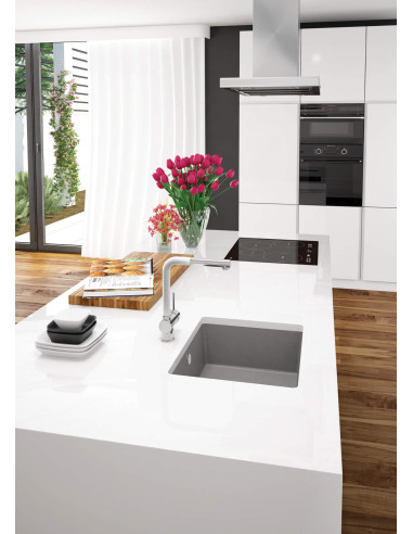 Deante Corda Granite izlietne, 1-bļoda, apakšā ZQA_S10B