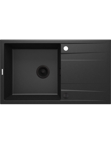 Deante Eridan Granīta izlietne, 1 bļoda ar noteci ZQE_G113