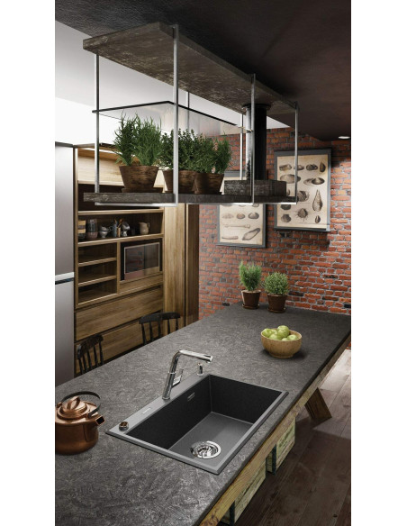 Deante Eridan granīta izlietne, 1 bļoda ZQE_N103