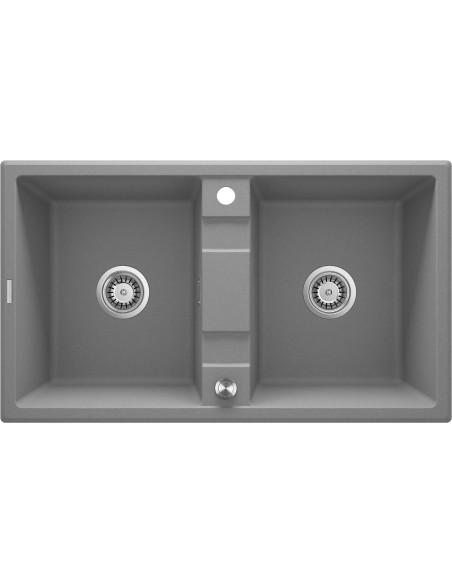 Deante Eridan Granīta izlietne, 2-bļodas ZQE_S203