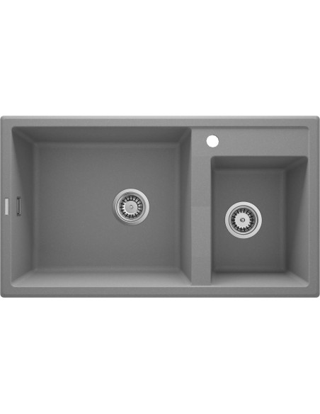 Deante Eridan Granīta izlietne, 2-bļodas ZQE_S20B