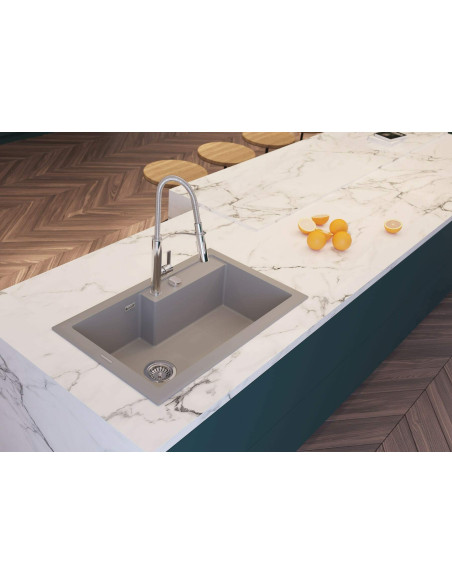 Deante Eridan Granīta izlietne, 1 bļoda ZQE_S10B