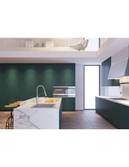 Deante Eridan Granīta izlietne, 1 bļoda ZQE_S10B