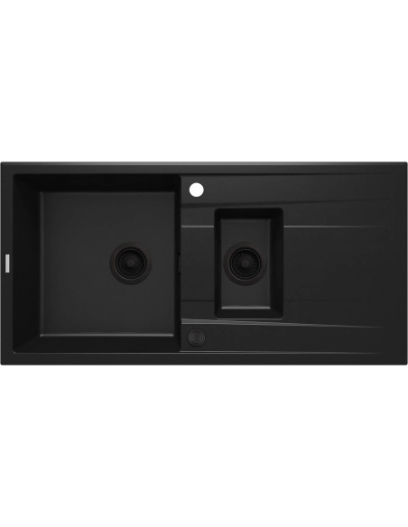 Deante Eridan granīta izlietne, 1,5 bļoda ar drenāžu ZQE_N513